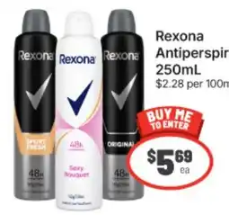 IGA Rexona Antiperspirant offer