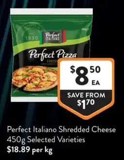 Foodworks Perfect Italiano Shredded Cheese offer
