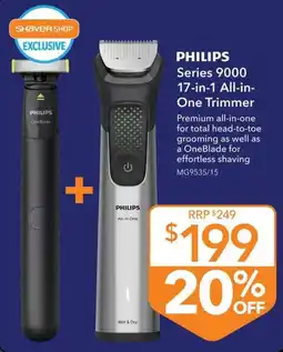 Shaver Shop Philips Series 9000 17-in-1 All-in-One Trimmer offer