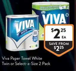 Foodworks Viva Paper Towel White offer