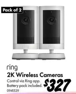 Bunnings ring 2K Wireless Cameras offer