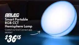 Bunnings Arlec Smart Portable RGB CCT Hemisphere Lamp offer
