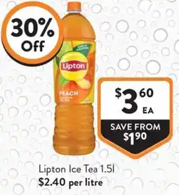 Foodworks Lipton Ice Tea offer