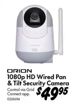 Bunnings Orion 1080p HD Wired Pan & Tilt Security Camera offer