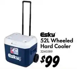 Bunnings Esky 52L Wheeled Hard Cooler offer