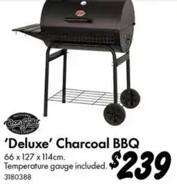 Bunnings Charcoal Grill 'Deluxe' Charcoal BBQ offer