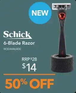 Shaver Shop Schick 6-Blade Razor offer