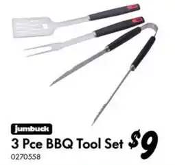 Bunnings jumbuck 3 Pce BBQ Tool Set offer