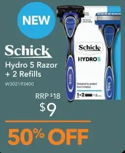 Shaver Shop Schick Hydro 5 Razor offer