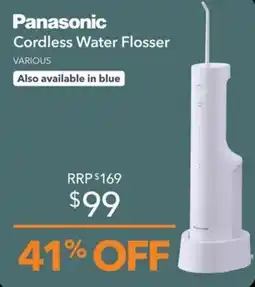 Shaver Shop Panasonic Cordless Water Flosser offer