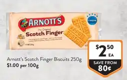 Foodworks Arnott's Scotch Finger Biscuits offer