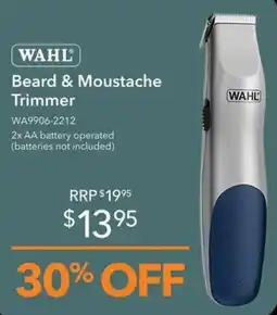Shaver Shop Wahl Beard & Moustache Trimmer offer