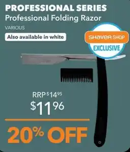 Shaver Shop Professional Folding Razor offer