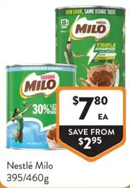 Foodworks Nestlé Milo offer