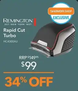 Shaver Shop Remington Rapid Cut Turbo offer