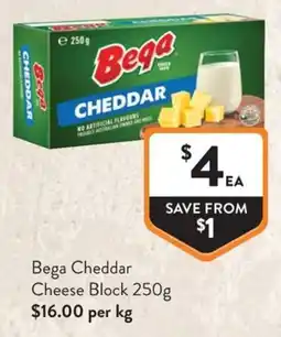 Foodworks Bega Cheddar Cheese Block offer