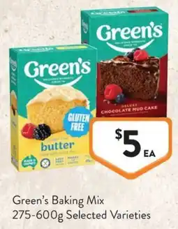 Foodworks Green's Baking Mix offer