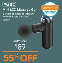 Shaver Shop Wahl Mini LCD Massage Gun offer