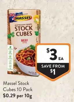 Foodworks Massel Stock Cubes offer
