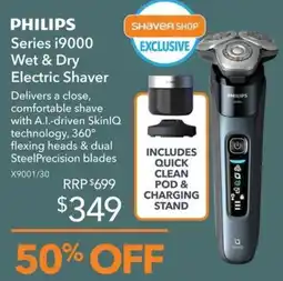 Shaver Shop Philips Series i9000 Wet & Dry Electric Shaver offer
