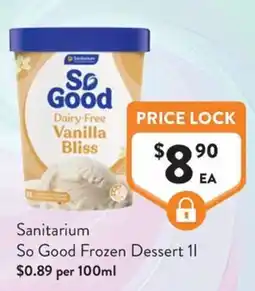 Foodworks Sanitarium So Good Frozen Dessert offer