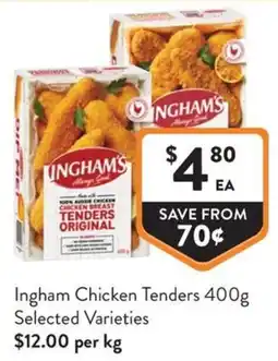 Foodworks Ingham Chicken Tenders offer