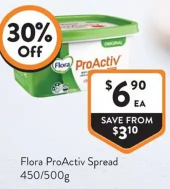 Foodworks Flora ProActiv Spread offer