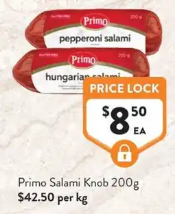 Foodworks Primo Salami Knob offer