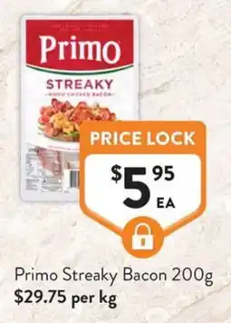 Foodworks Primo Streaky Bacon offer
