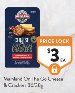 Foodworks Mainland On The Go Cheese & Crackers offer