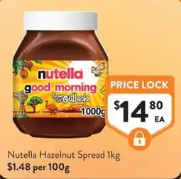 Foodworks Nutella Hazelnut Spread offer