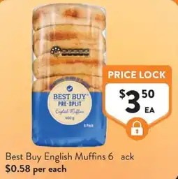 Foodworks Best Buy English Muffins offer