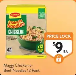 Foodworks Maggi 2 Minute Noodles Chicken offer
