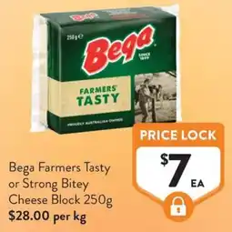 Foodworks Bega Farmers Tasty Cheese Block offer
