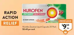 Foodworks Nurofen Zavance Liquid Capsules offer