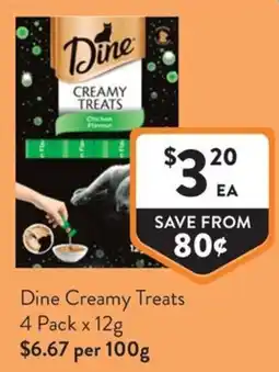Foodworks Dine Creamy Treats offer