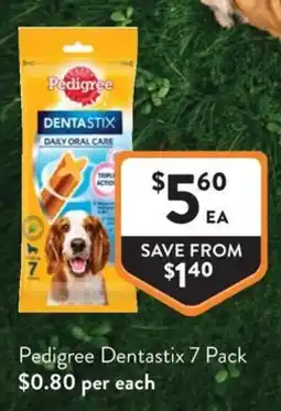 Foodworks Pedigree Dentastix offer