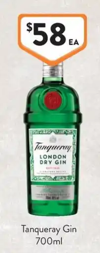 Foodworks Tanqueray Gin offer