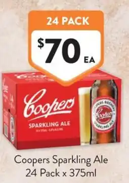 Foodworks Coopers Sparkling Ale offer