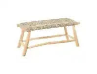 LivingStyles Deja Teak Timber Bench, 100cm offer