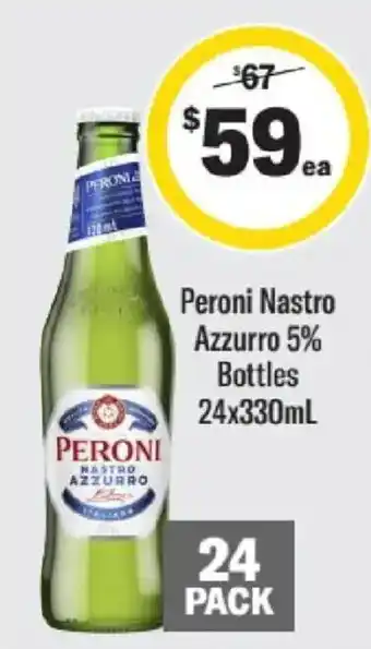 Peroni Nastro Azzurro 5% Bottles