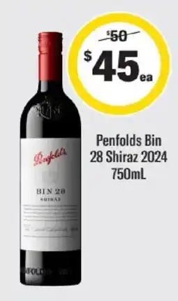 Liquorland Penfolds Bin 28 Shiraz offer