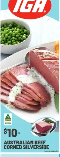 IGA IGA Australian Beef Corned Silverside offer