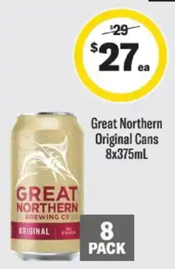 Liquorland Great Northern Original Cans offer