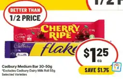 IGA Cadbury Medium Bar offer