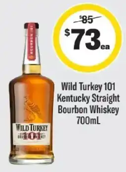 Liquorland Wild Turkey 101 Kentucky Straight Bourbon Whiskey offer