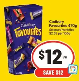 IGA Cadbury Favourites offer