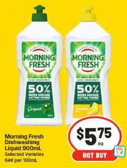IGA Morning Fresh Dishwashing Liquid offer
