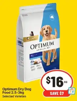 IGA Optimum Dry Dog Food 2.5-3kg Selected Varieties offer