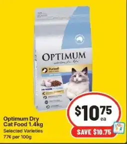 IGA Optimum Dry Cat Food offer